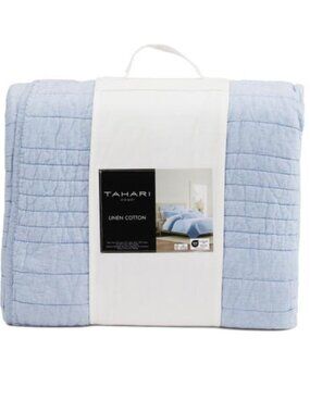 Tahari Linen and Cotton Blend Quilt